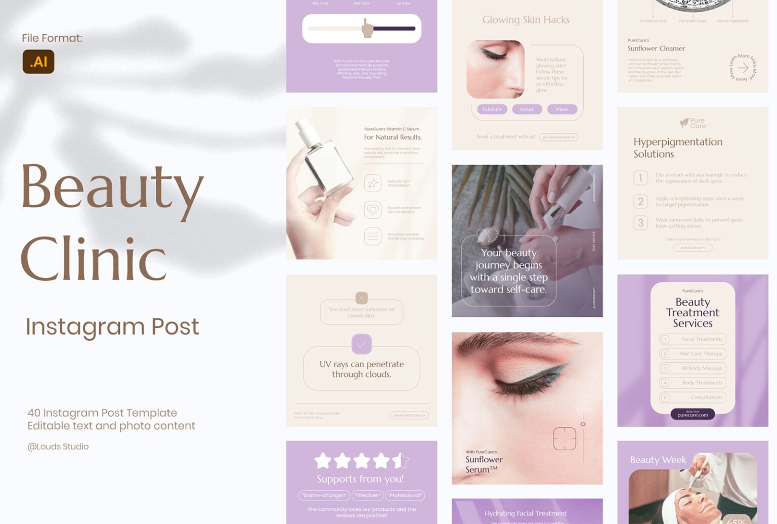 beauty-clinic-instagram-templates